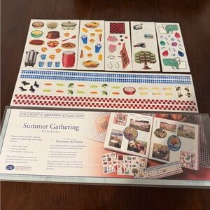 2003 Creative Memories Summer Gathering Sticker Sheets Pack